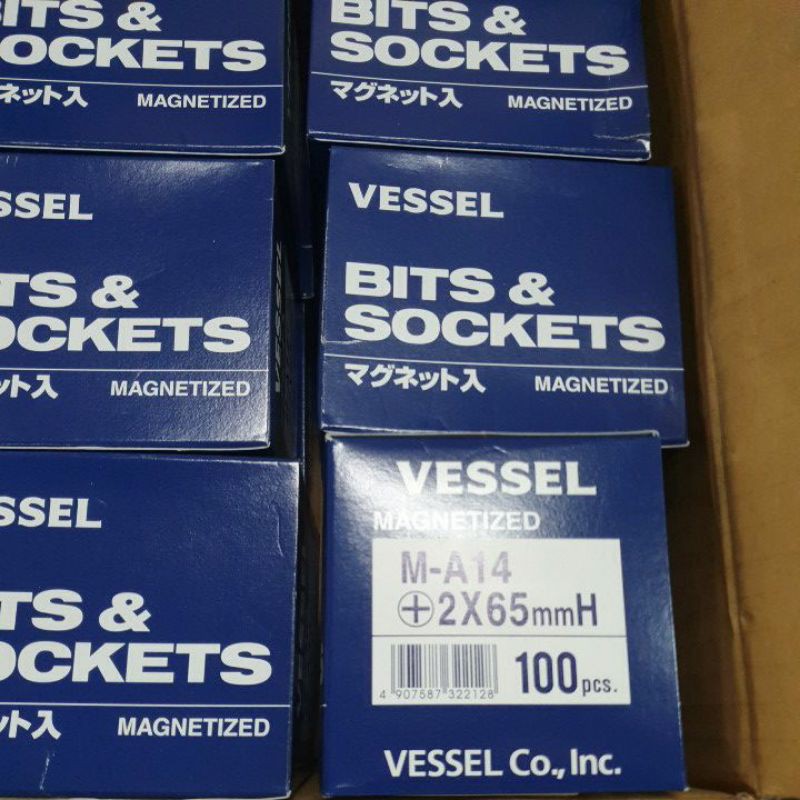 含稅價__日本 VESSEL BITS M-A14 X 65mm長 十字頭 | 蝦皮購物