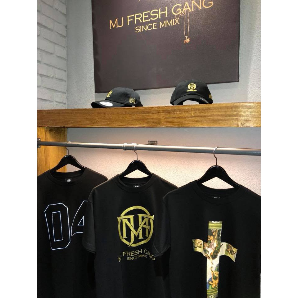 MJ Fresh Gold Round Logo Tee 開幕限定短T MJF 頑童 MJ116熱狗Dad Cap 老帽 | 蝦皮購物
