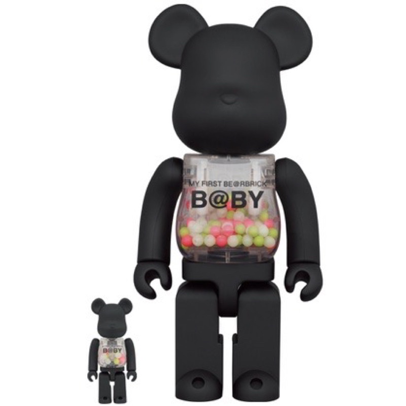 当選品】◇ MY FIRST BE@RBRICK B@BY × RESTIR MATT BLACK Ver. 100