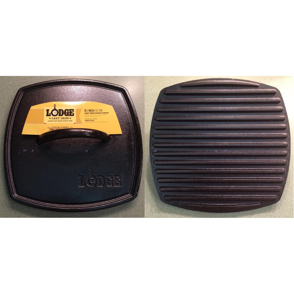 Lodge Cast Iron LPP3 8.25 Panini Press