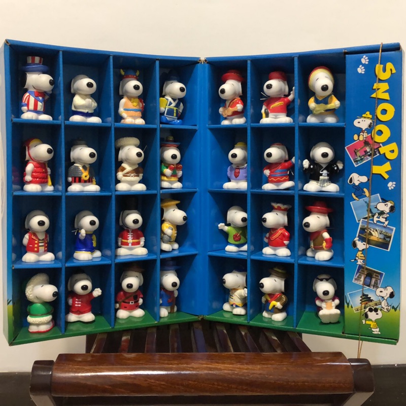 麥當勞史努比環遊世界SNOOPY World Tour 1998 全套28隻絕版珍藏