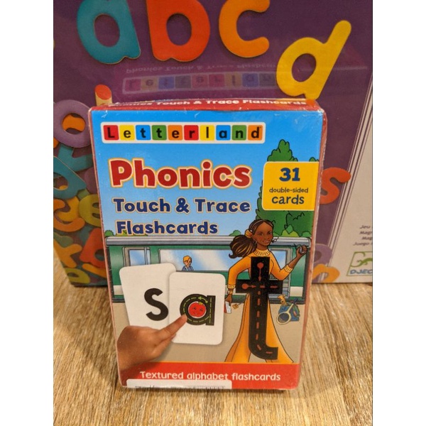 Letterland Phonics Touch & Trace Flashcards | 蝦皮購物