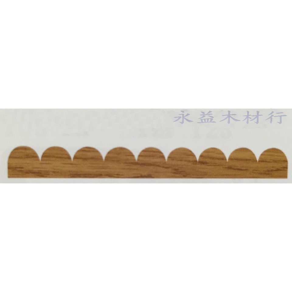 ＊永益木材行＊實木線板 實木線條 波浪 造形 實木條 收邊條 線板 木條 線條 | 蝦皮購物