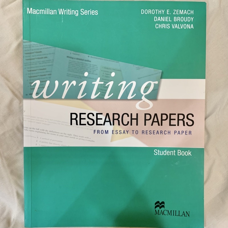 Writing Research Papers From Essay to Research Paper