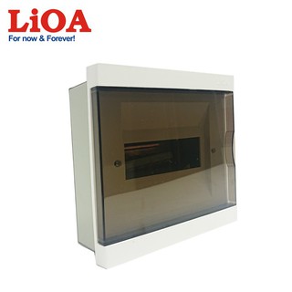 用於 MCB、MCCB、RCBO 的 Lioa 金屬底座電氣櫃含有 8 個胃 (SE4FC8LA) | 蝦皮購物