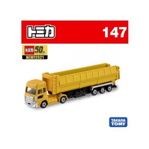 美國媽咪】TOMICA 合金車長車NO. 147 UD TRUCKS 掛式拖車TAKARA TOMY