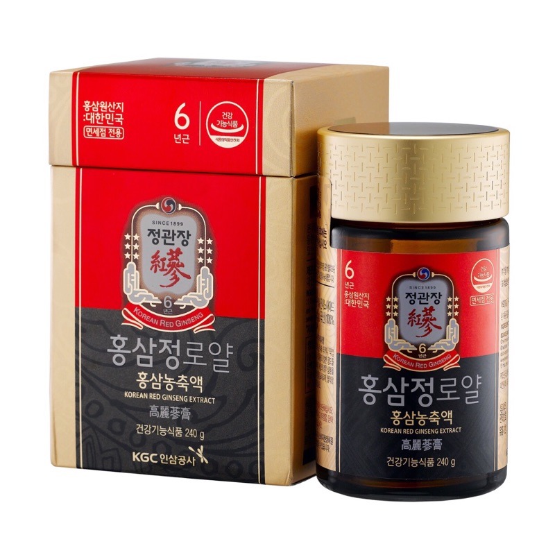 商品名稱：韓國韓版正官庄專櫃240克100%高純度高麗蔘精高麗蔘膏紅蔘膏