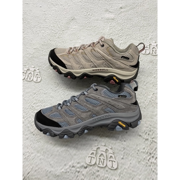 TNT》MERRELL MOAB 3 GTX 女低筒防水黃金大底登山鞋ML036324