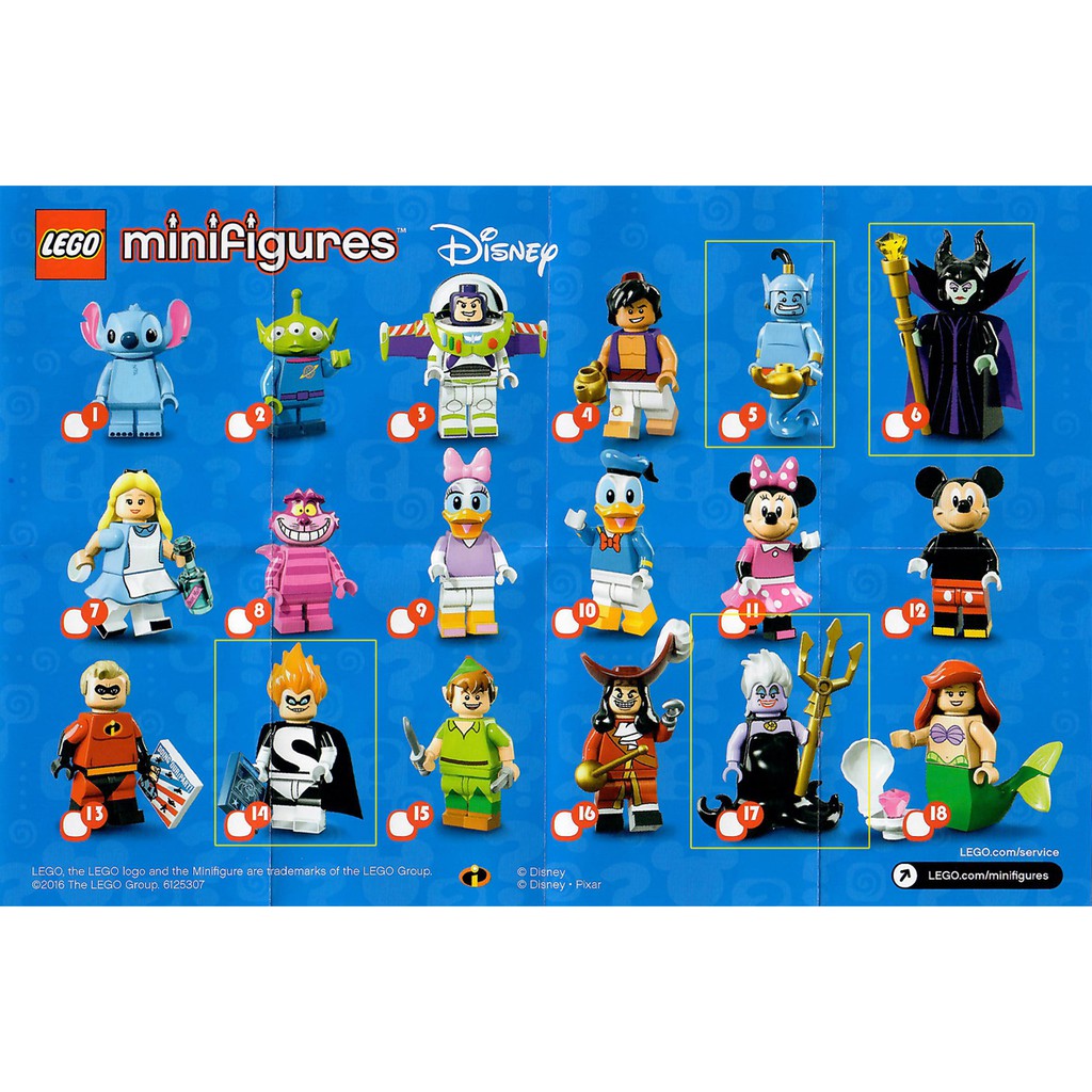 Lego 樂高 人偶包 抽抽樂 Minifigures 迪士尼Disney 蝦皮購物