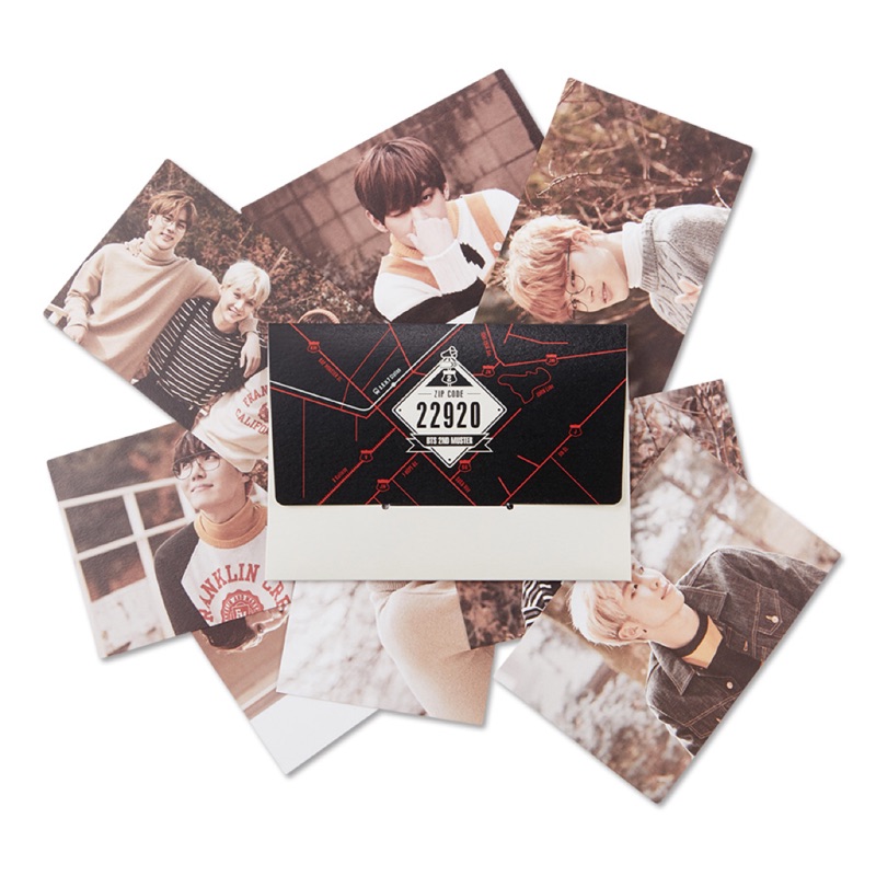 BTS 2nd 2期 muster 公式ミニポスターセット 8枚 防弾少年団 BTS 2nd