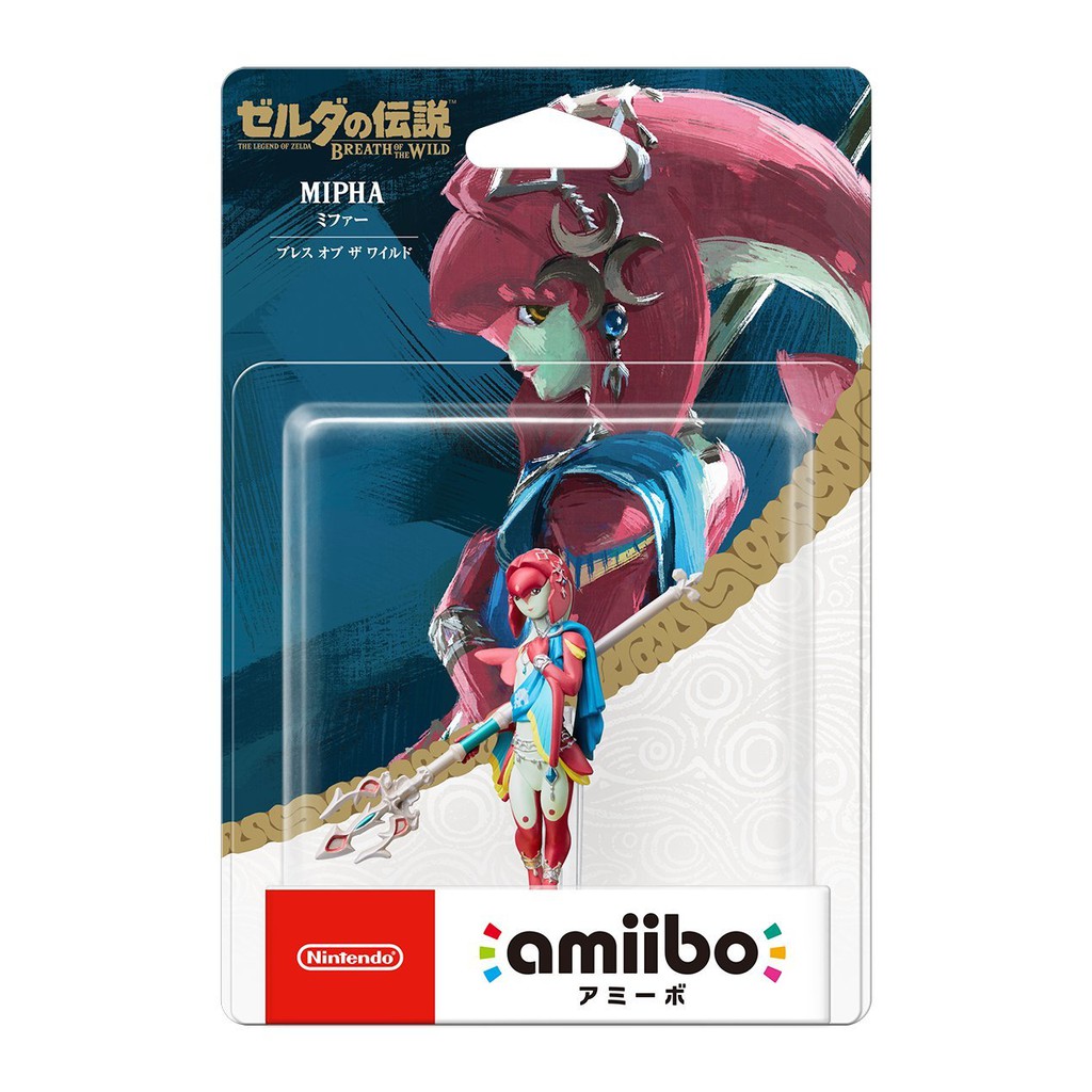 Switch用近距離無線連線NFC連動人偶玩具amiibo 米法魚人MIPHA荒野之息