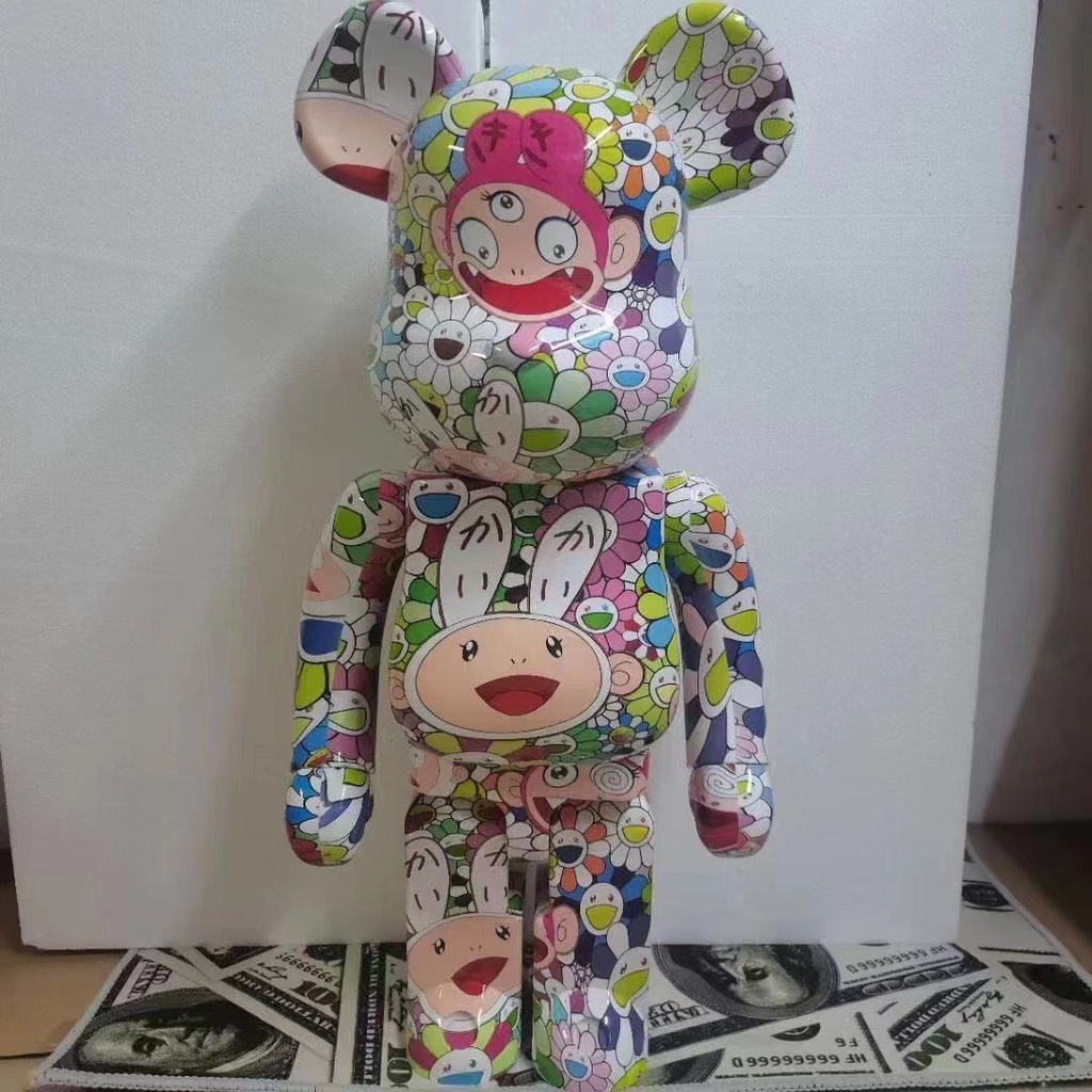 AUTHORS by DanilYAD 村上隆太陽花 Bearbrick 積木熊 1000%