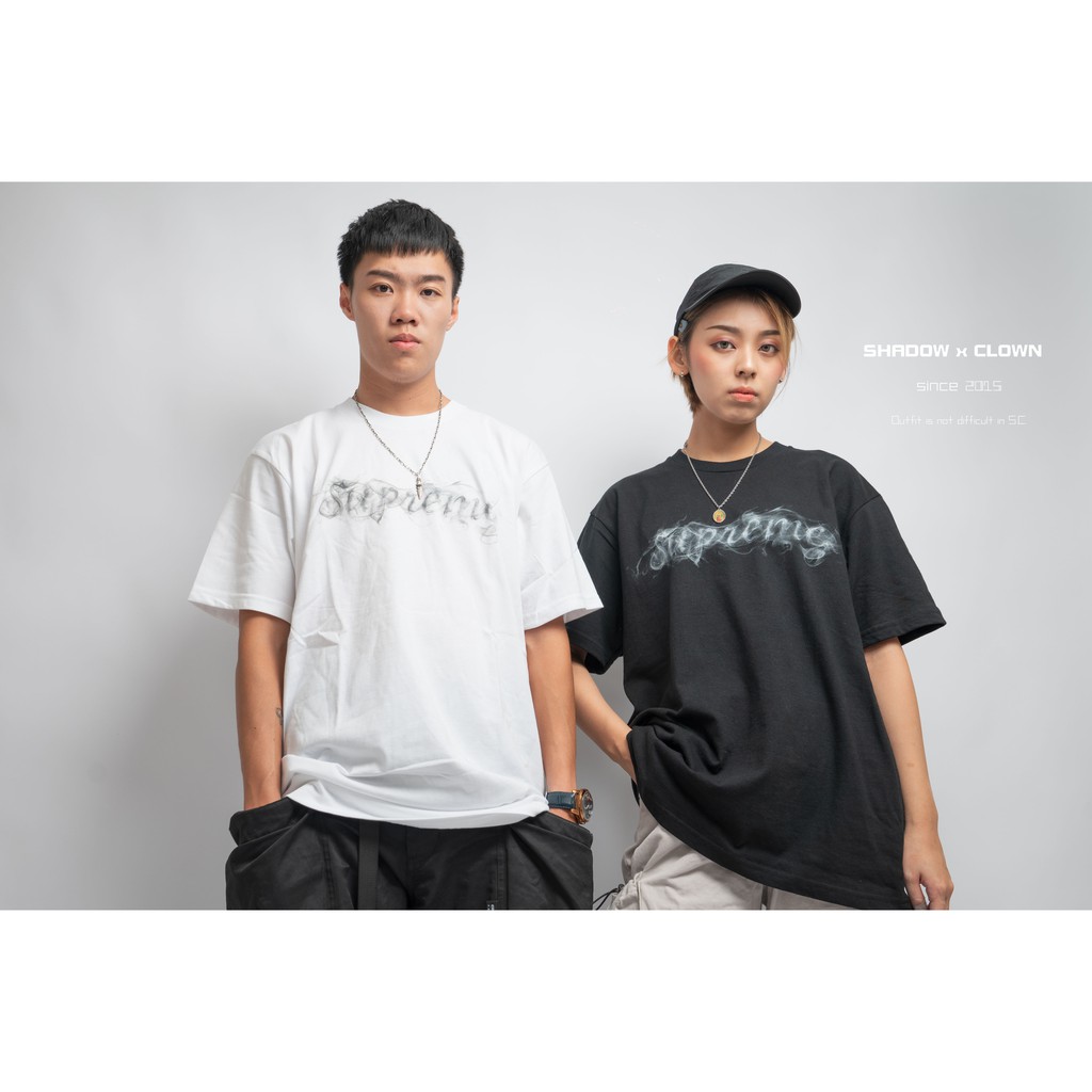 [ NI-SENSE ] Supreme Smoke tee navy 煙 深藍/白/黑