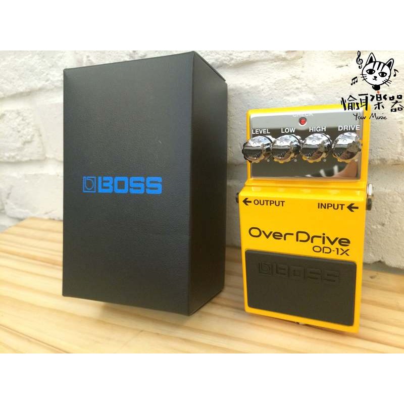 ♪ Your Music 愉耳樂器♪現貨免運BOSS OD-1X Overdrive 破音超載效果