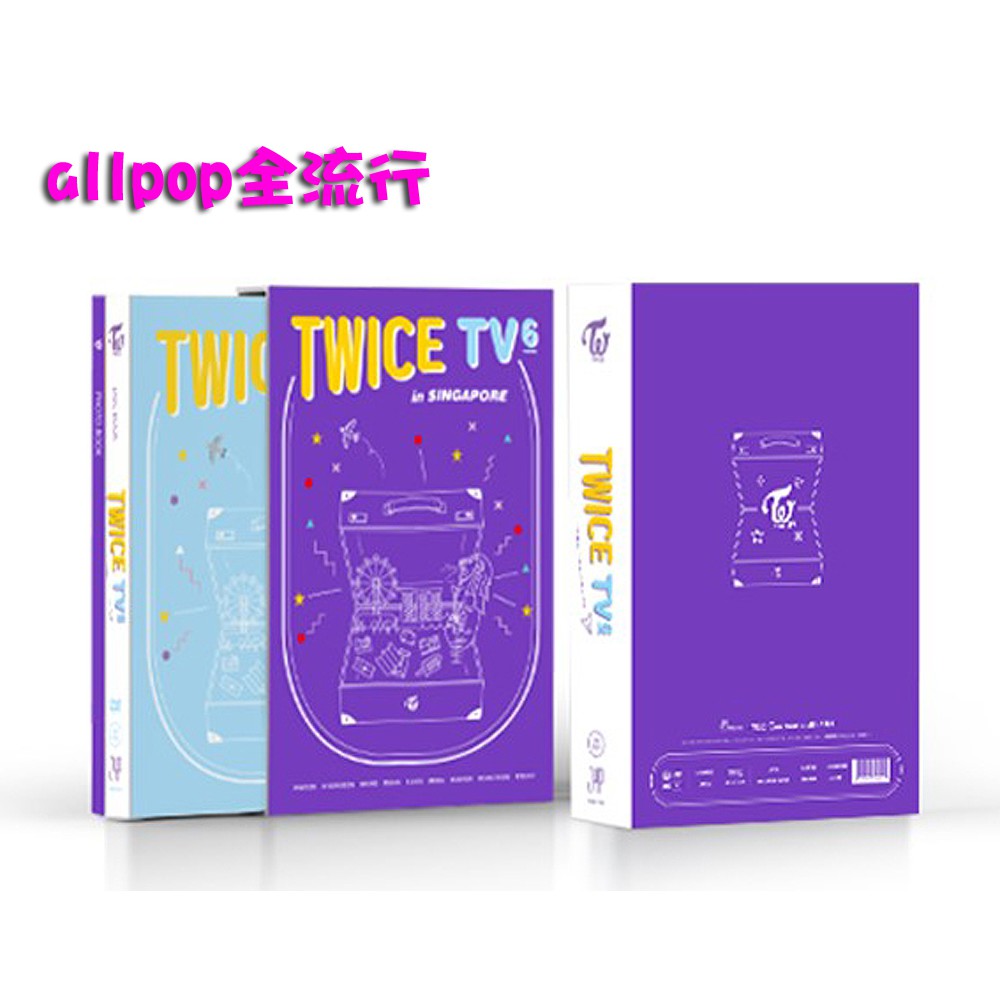 レア❣️ TWICE TWICE TV6 IN SINGAPORE DVD 写真集 TWICE TV6 - TWICE in SINGAPORE KOREA 2018 3-DVD + Photobook