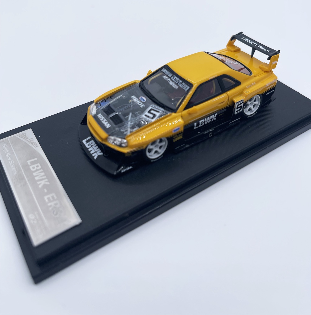 【模例】Stance Hunters 1/64 NISSAN SKYLINE LBWK (ER34) 透明引擎蓋 | 蝦皮購物