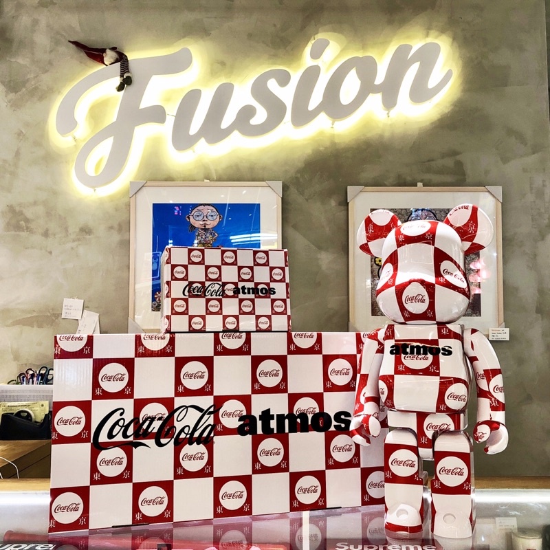 Fusion Store】Bearbrick x Atmos x Coca-Cola 東京可口可樂現貨正品