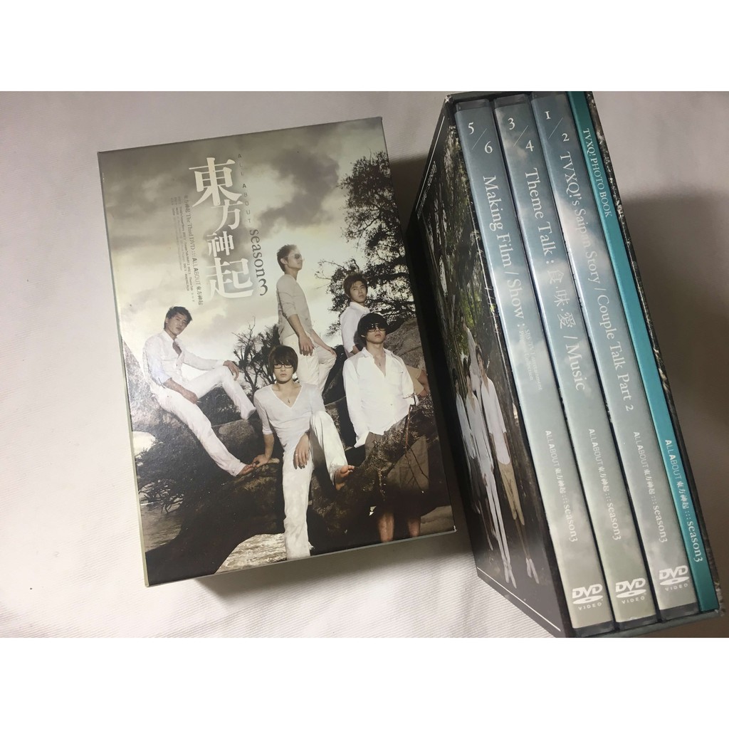 《寫真&DVD全套組》ALL ABOUT 東方神起 season3－DVD + Making Book