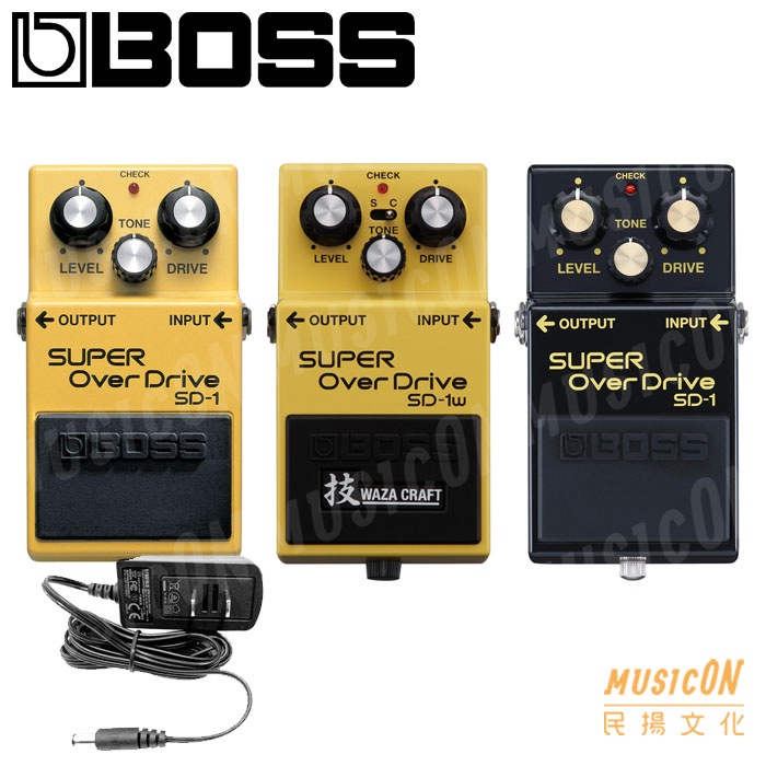 民揚樂器】BOSS SD-1 SD1W SD1-4A Super OverDrive 超級破音效果器優惠 