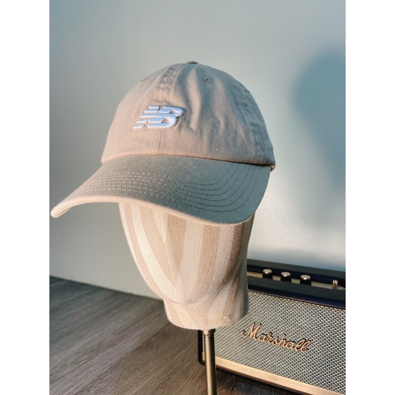 NEW BALANCE 棒球帽🧢 NB卡其色帽子🧢 韓國| 蝦皮購物