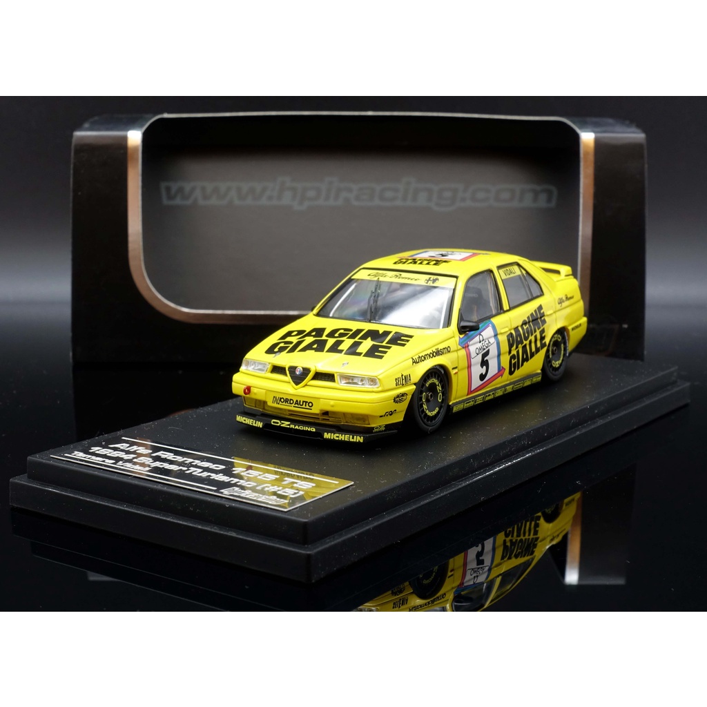 1/43 Scale HPI Alfa Romeo 155 TS Silverstone Silver 8163 | eBay