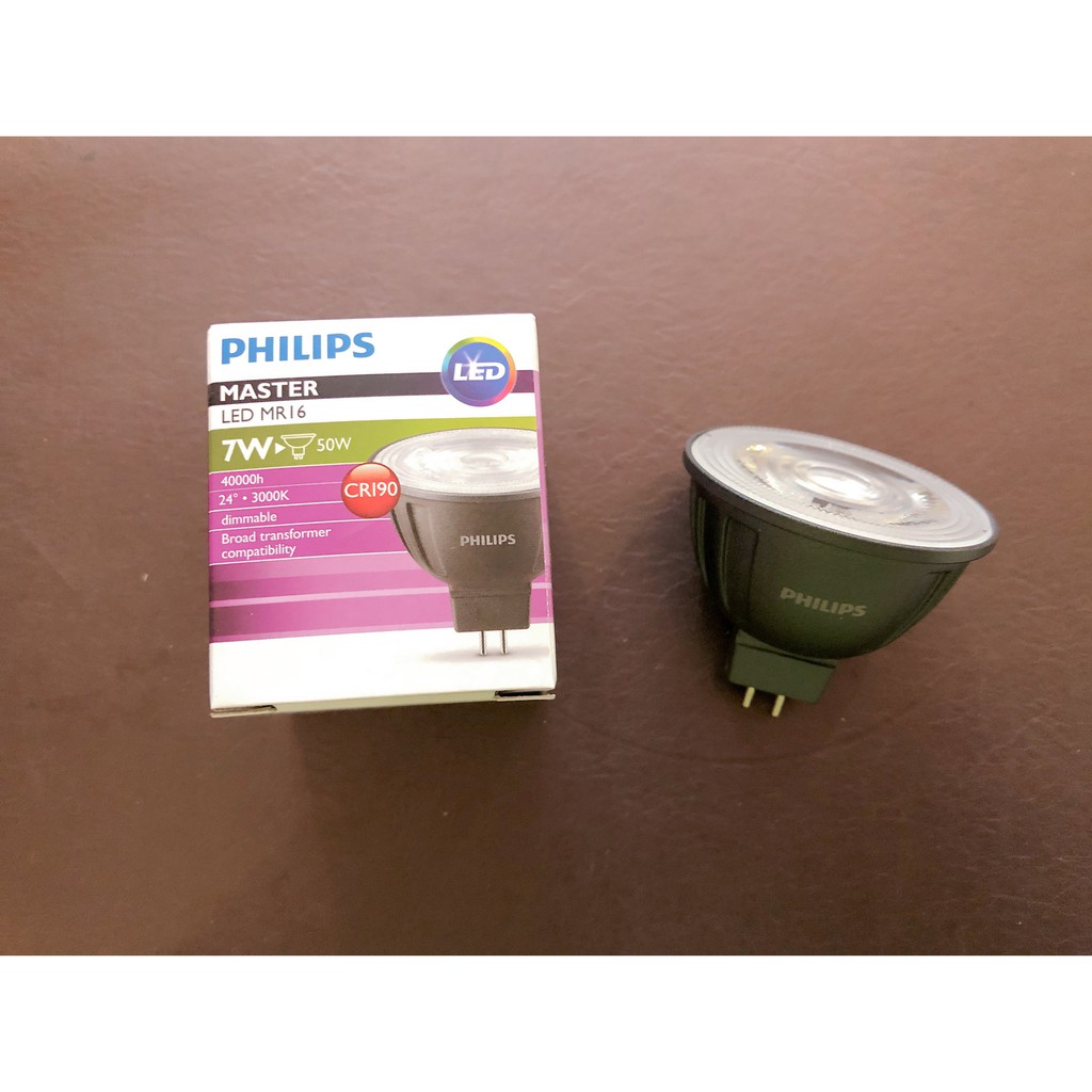 PHILIPS 飛利浦 LED MR16 7W 6.5W 10D 24D 36D 60D 旗艦調光型高級杯燈 Dim