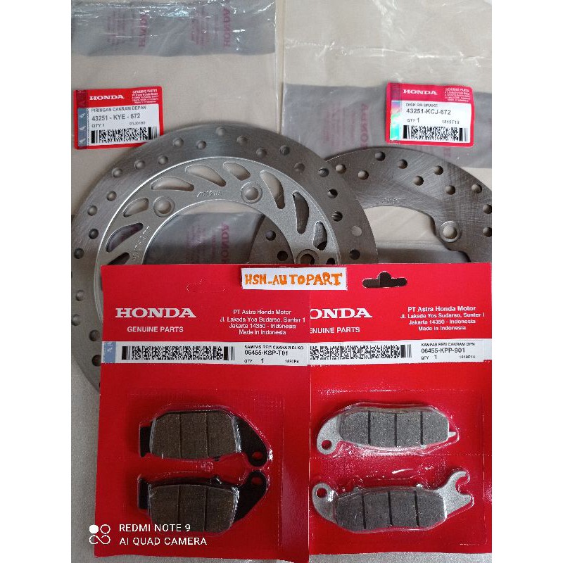 HONDA 本田 MEGA PRO NEW/VERZA/MEGA PRO PRIMUS/CB 150 前後碟盤 KYE | 蝦皮購物
