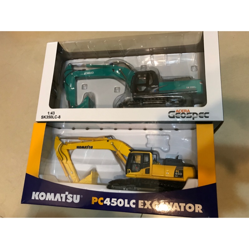 🚧KOBELCO•SK350 LC-8 •1:43 +KOMATSU•PC450•1:50 🚧