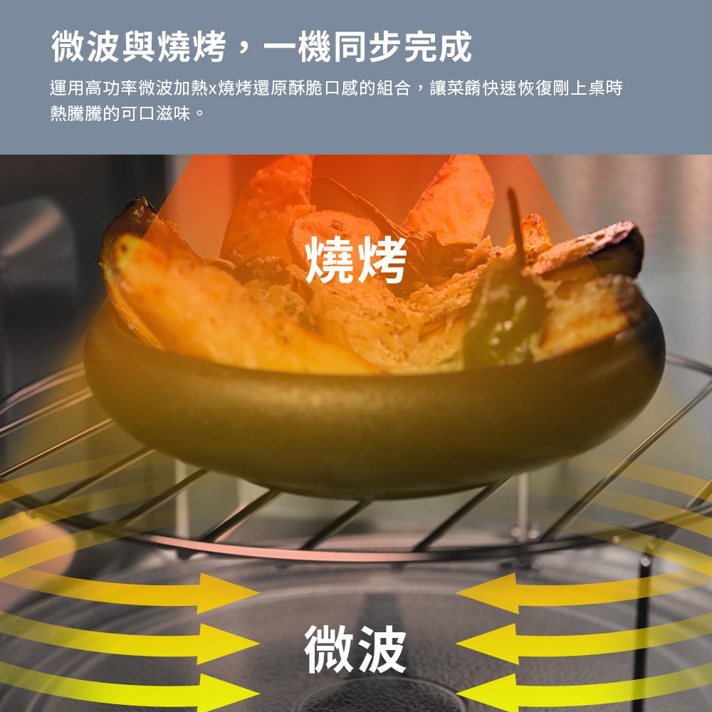 Electrolux 伊萊克斯 23L燒烤微波爐EMG23D22NB 