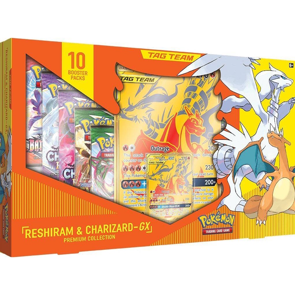 寶可夢集換式卡牌遊戲美版Reshiram & Charizard GX Premium Collection