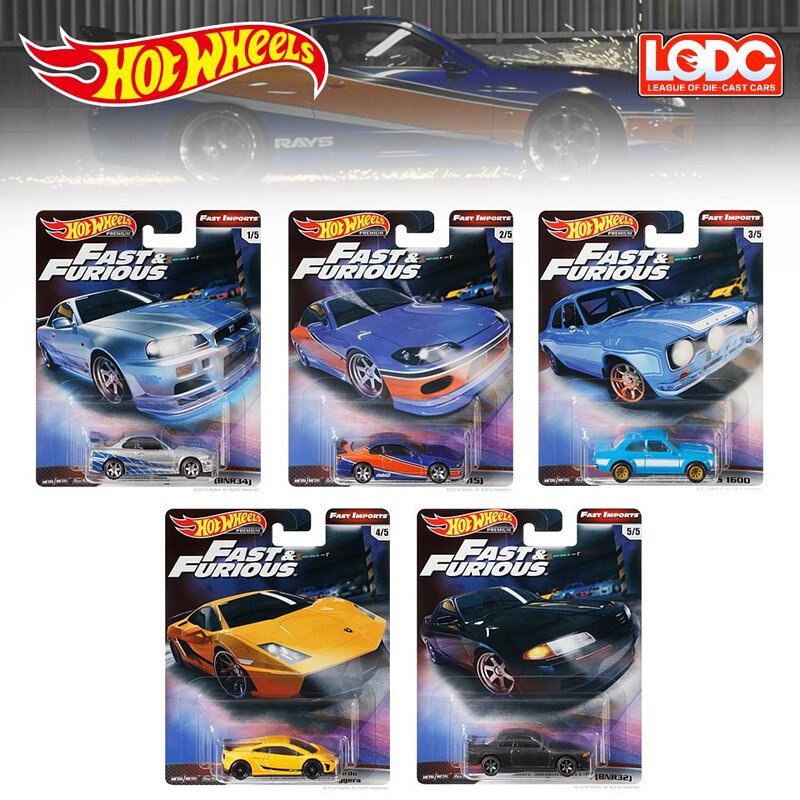 Hot Wheels 風火輪 Premium Fast & Furious 玩命關頭 Fast Imports