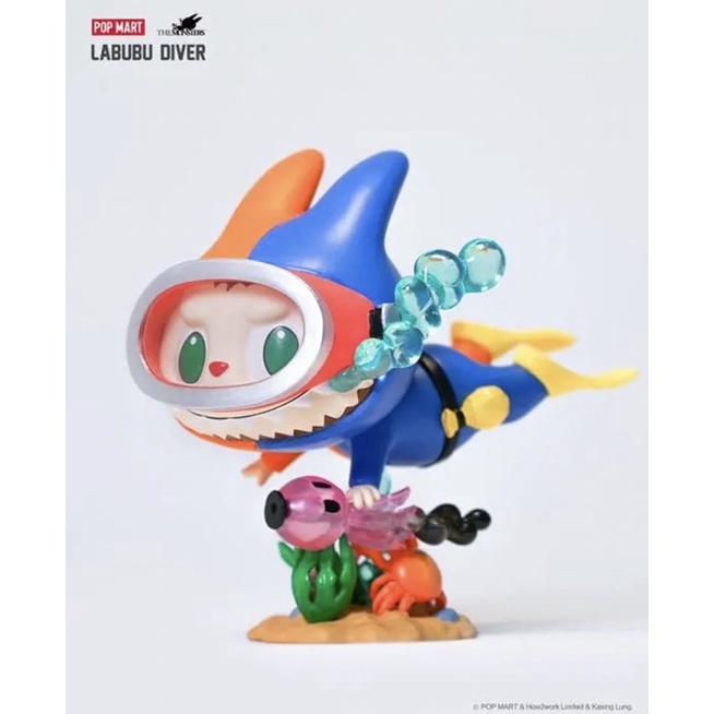 日本官方 全新正品 Popmart 泡泡瑪特 LABUBU DIVER 潛水 原宿店限定 全球限量