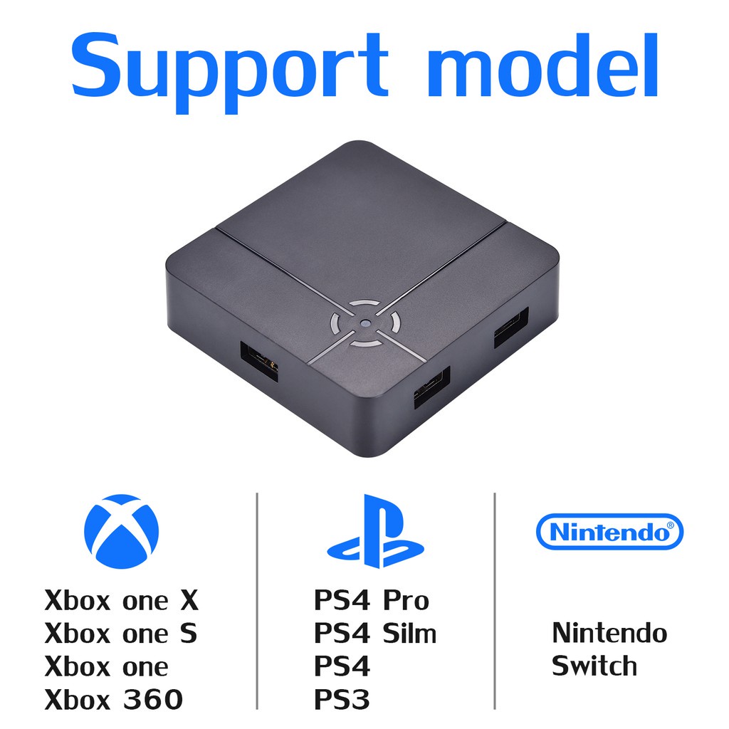 Apex輔助瞄準鍵鼠轉換器Reasnow S1 支援PC/PS4/PS5/Xbox/Switch 內建壓 