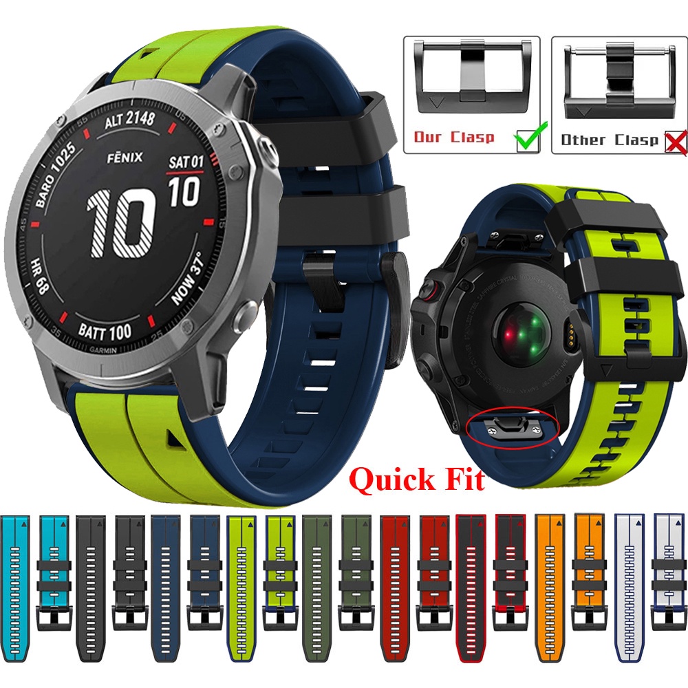 Garmin Forerunner 965 955 945 935 Epix 錶帶 26mm 22mm 快拆 矽膠 防水 | 蝦皮購物