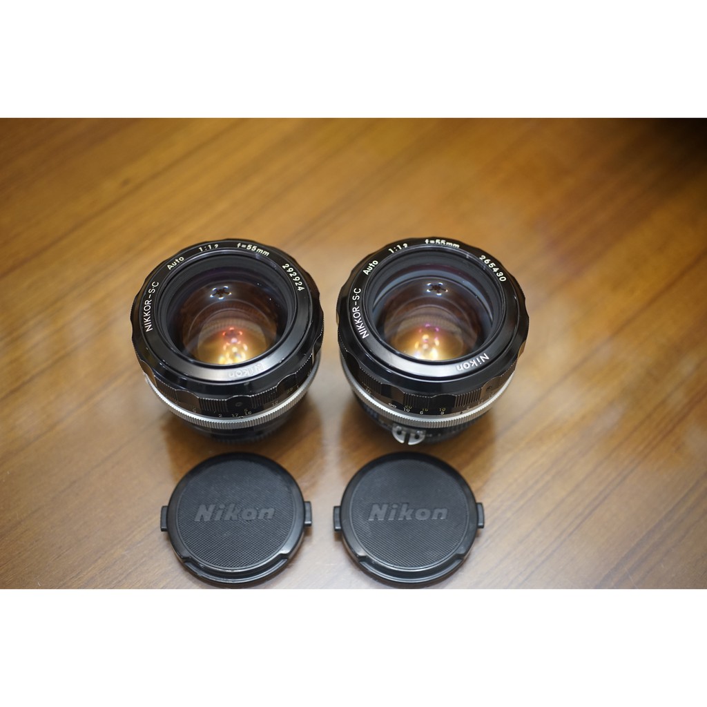【售】夜之眼 Nikon NIKKOR-SC 55mm F1.2 Non-Ai 及 Ai版 人像鏡轉接環直上Sony E