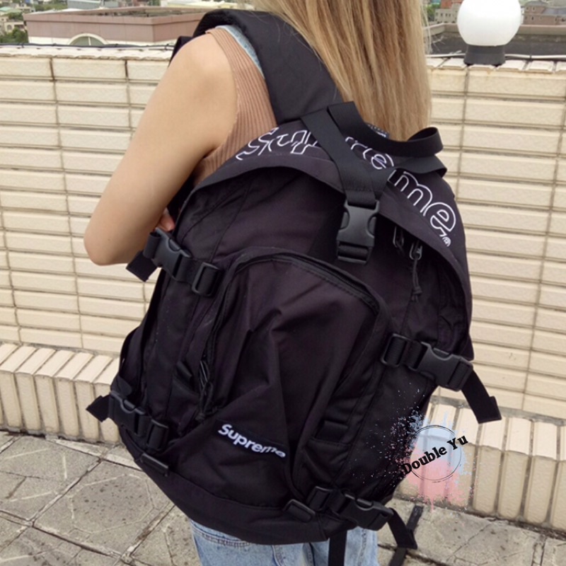 SUPREME FW 19 BACKPACK 47TH 後背包黑色經典日本開季購入現貨在台正品