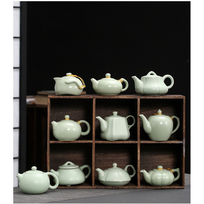 汝窯可愛小兎茶宠磁器功夫茶玩置物茶卓小物(2个