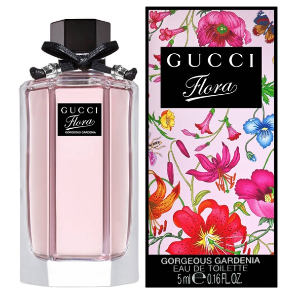 超激敗】Gucci 梔子花女性淡香水5ML FLORA Gorgeous Gardenia
