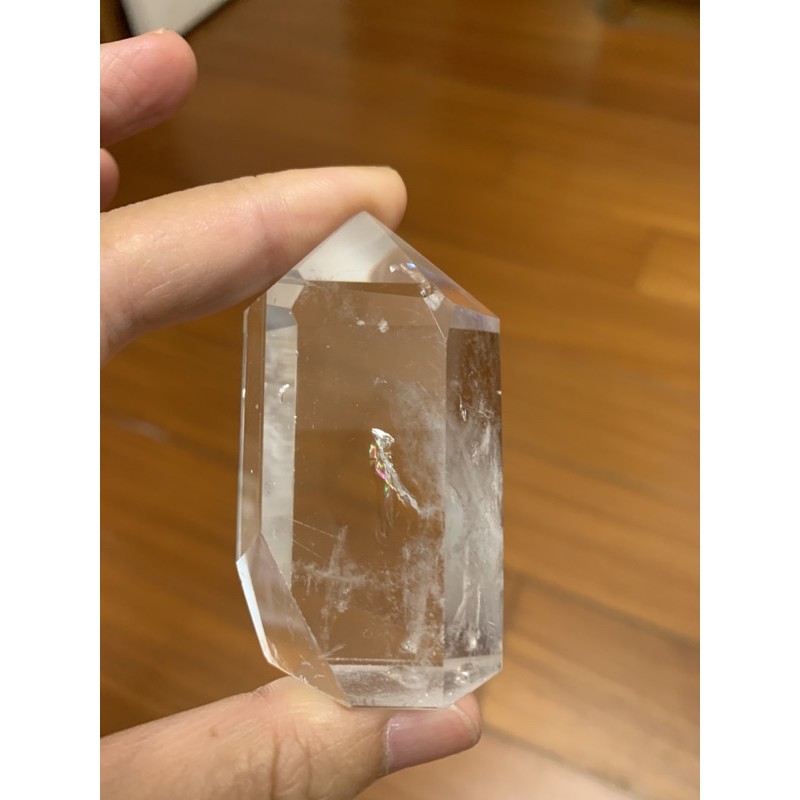 藍針柱白水晶柱：高:66.5mm | 蝦皮購物