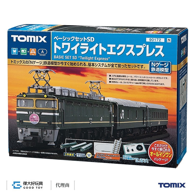 TOMIX 90172 入門套裝組暮光特急Twilight Express(EF81+24系客車 