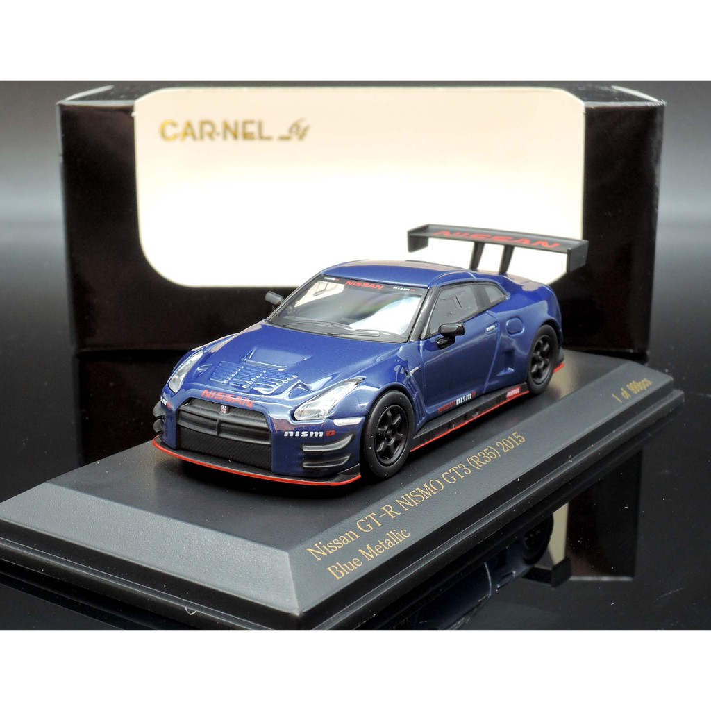 京商 CARNEL 1 64 ニッサン GT-R ニスモ GT3 (R35) 2015 Blue Metallic