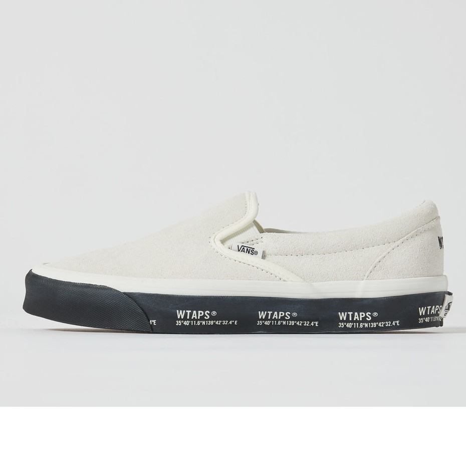 阿飛VANS VAULT X WTAPS CLASSIC SLIP ON LX VN0A45JK20F1 白黑男鞋