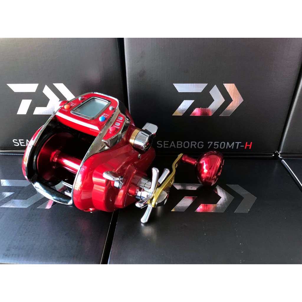 光輝釣具】DAIWA SEABORG 750MT-H (紅怪) 電動捲線器贈送AMIKA 超PE線