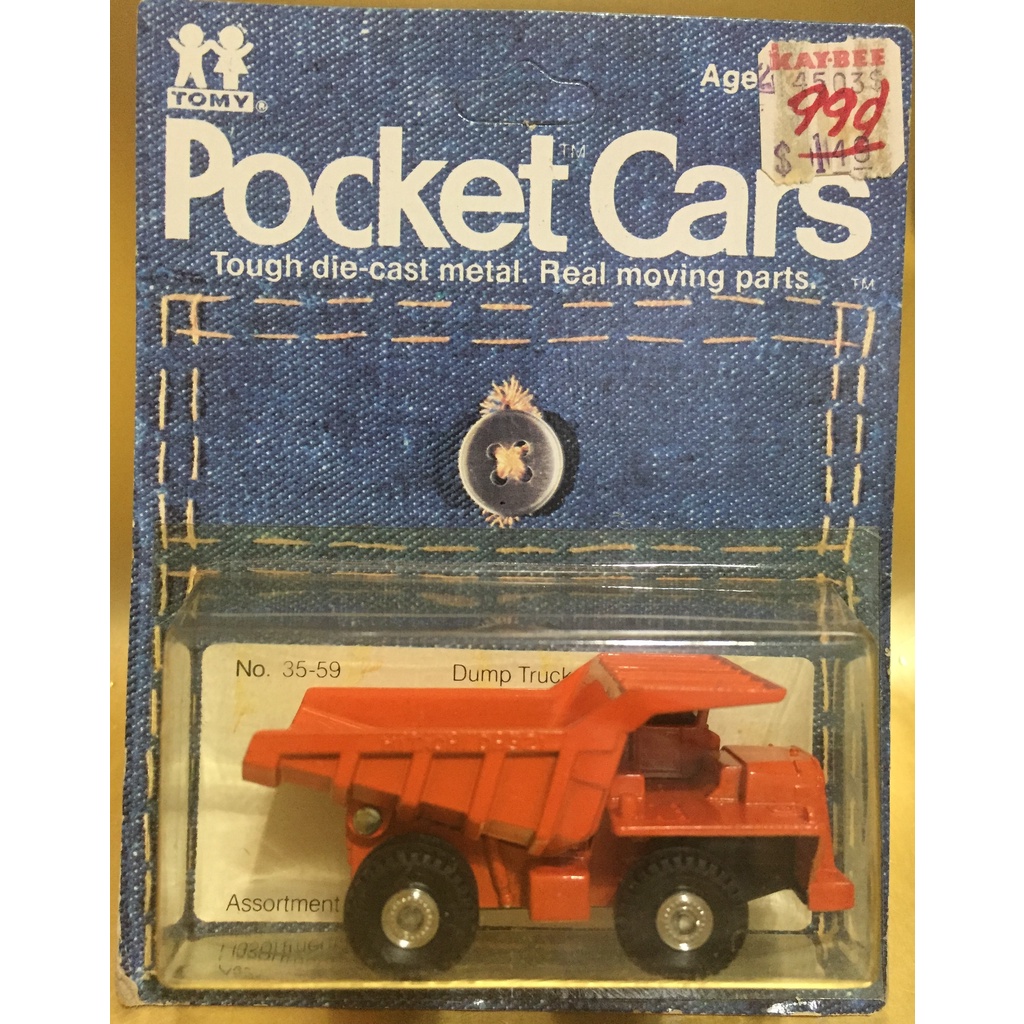 TOMICA 多美小汽車絕版品口袋車吊卡# 35-59 Dump Truck | 蝦皮購物