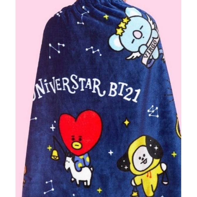 bt21 bts blanket universtar skirt blanket