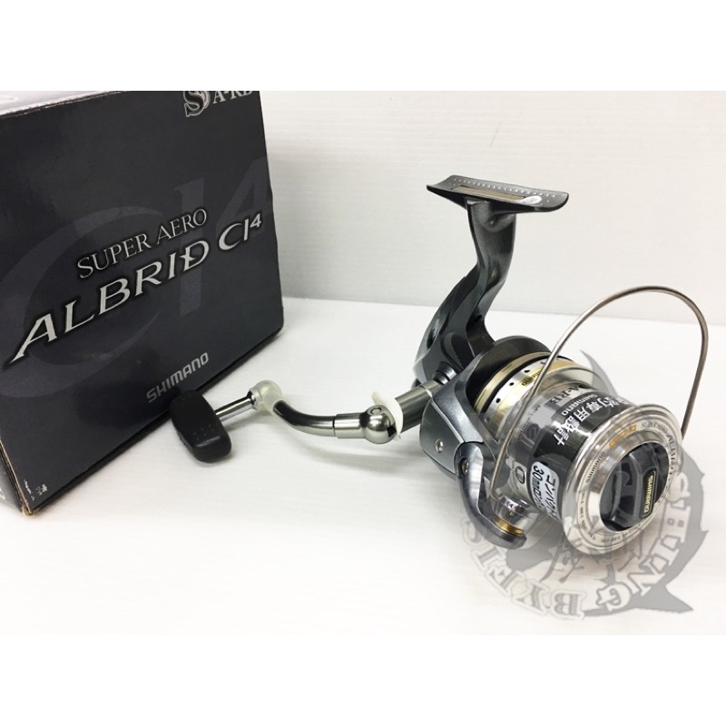 ◎百有釣具◎SHIMANO SUPER AERO ALBRID CI4 遠投捲線器雙線杯