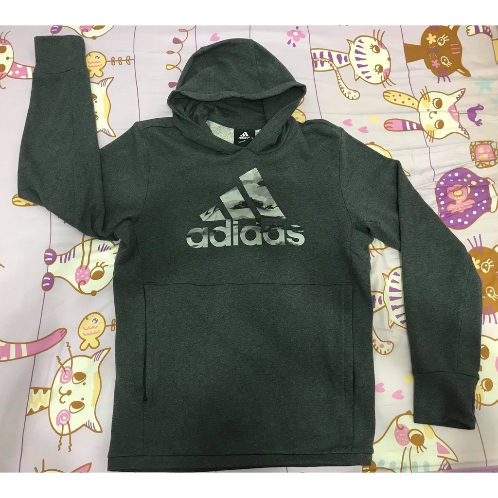 ADIDAS X UNDEFEATED TECH HOODIE DARK GREY HEATHER 帽T DN8783