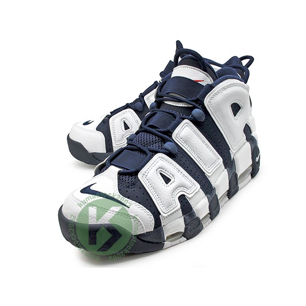 2020 年版NIKE AIR MORE UPTEMPO OLYMPIC 奧運大AIR 白深藍414962-104