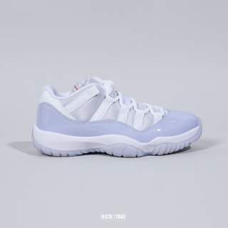 NIKE AIR JORDAN 11 LOW 白紫漆皮冰底低筒籃球鞋女鞋AJ11