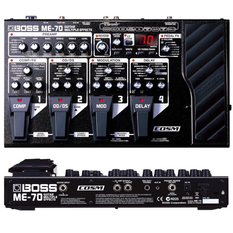 Boss Me70 ME-70 超強綜合效果器綜效Guitar 含袋含電供| 蝦皮購物